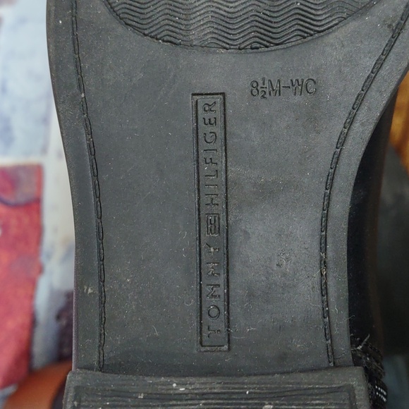 Tommy Hilfiger Faux Leather Equestrian Boots - Picture 13 of 14